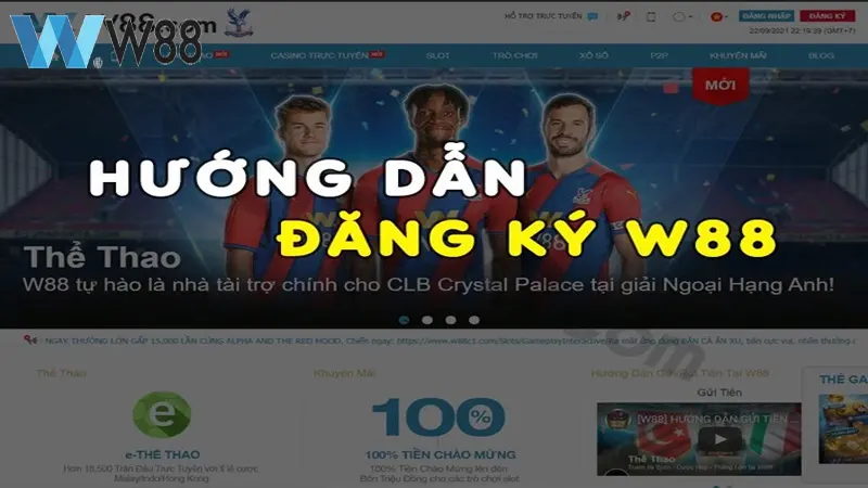 Đăng ký tài khoản W88
