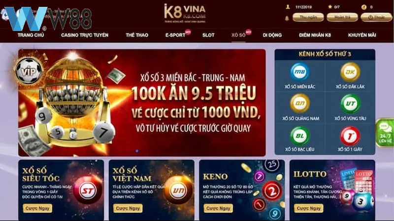 Trang cá cược lô đề online K8