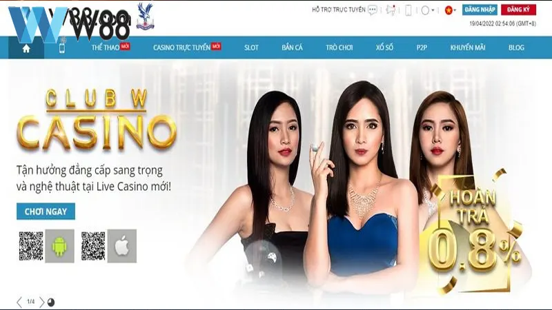 W88 nơi có tỷ lệ trả thưởng cao nhất