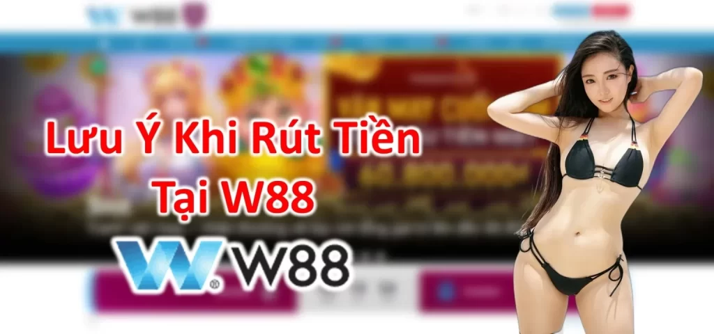 lưu ý khi rút tiền w88