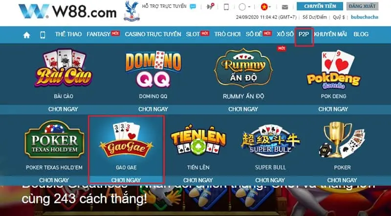 Cách Chơi Game Gao Gae W88 Bạn Cần Biết