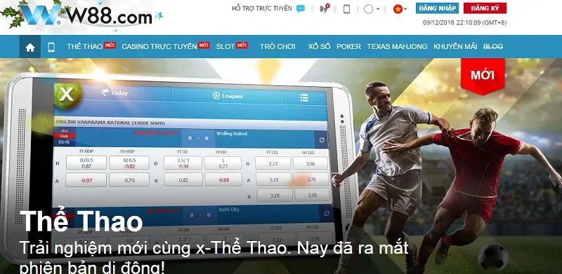 Tham gia các kèo cược tại bóng đá trực tuyến W88
