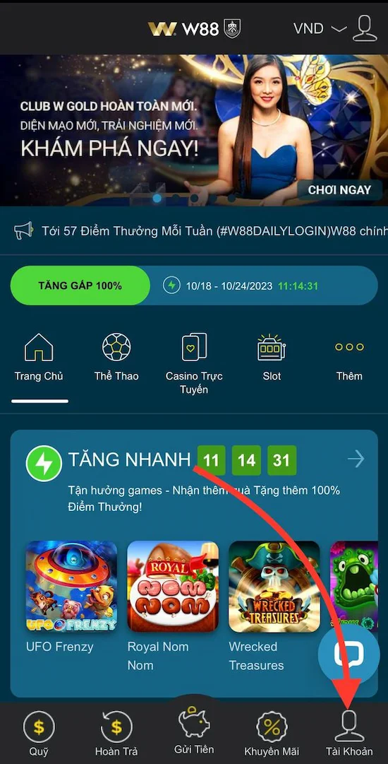 Cập Nhật Thông Tin Tài Khoản Ngân Hàng