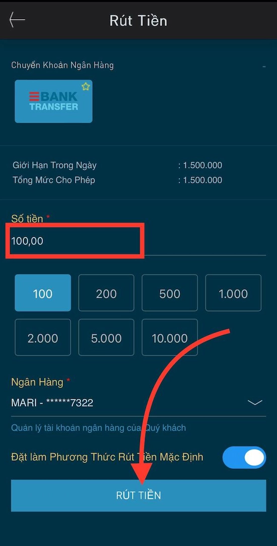 Các Bước Rút Tiền W88 Chi Tiết